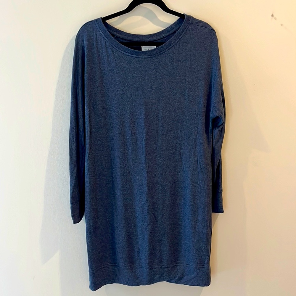Lou and Grey Long-sleeve Dress, blue medium